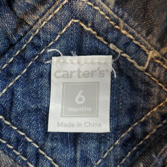 Boys Carters Overalls Shorts Size 6 Months. - Picture 3 of 4